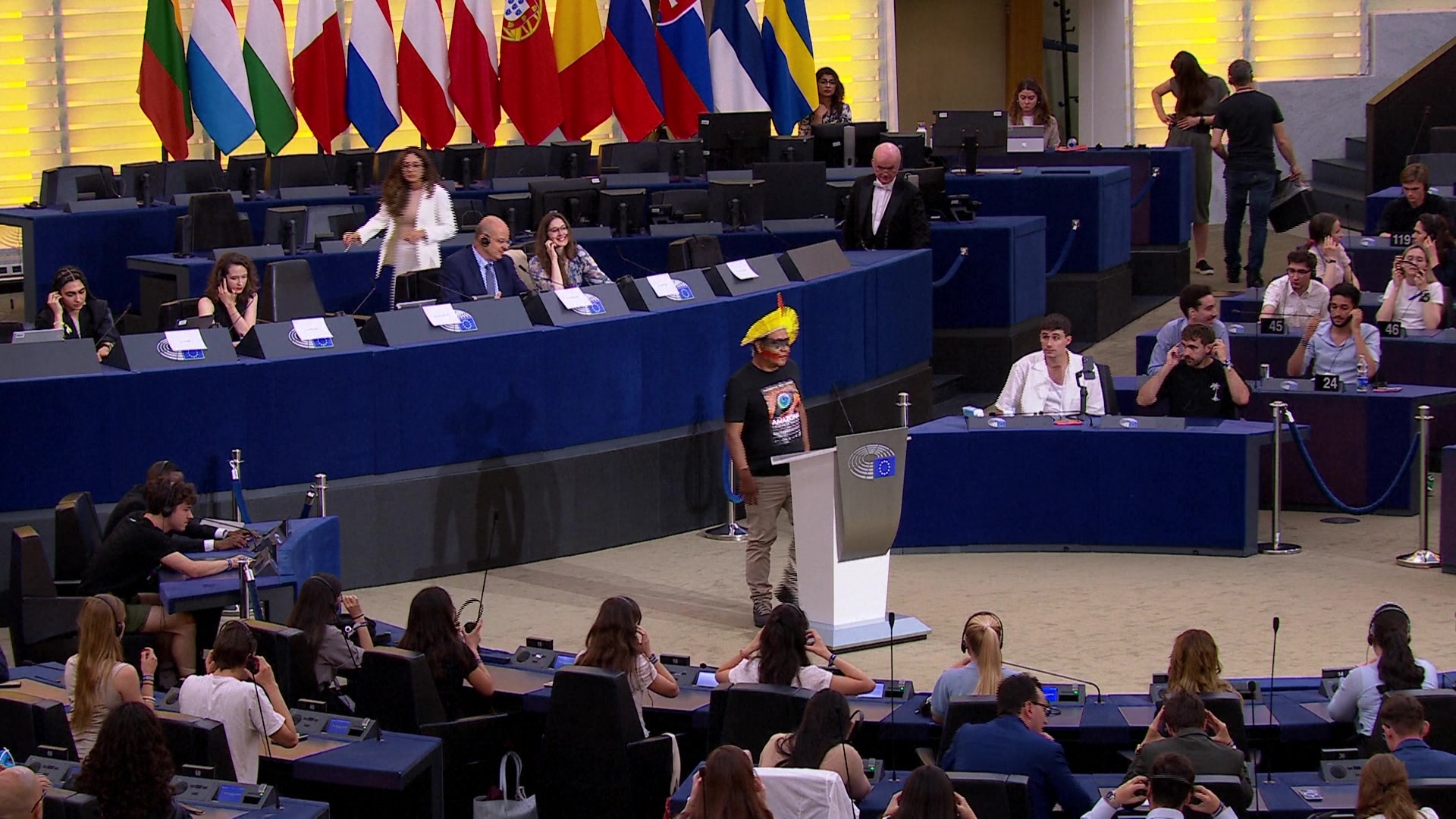 The EYE 2025 - Day 1: activities inside the European Parliament